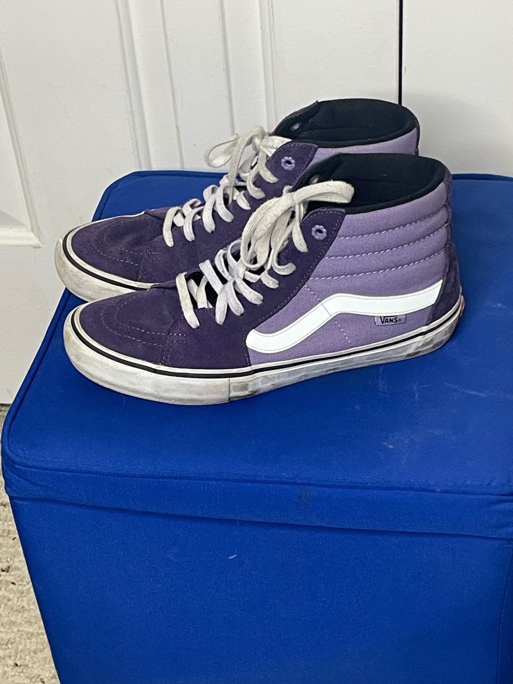 RARE Vans Lizzie Armanto Sk8 Hi PRO Purple Lilac Men’s 10.5